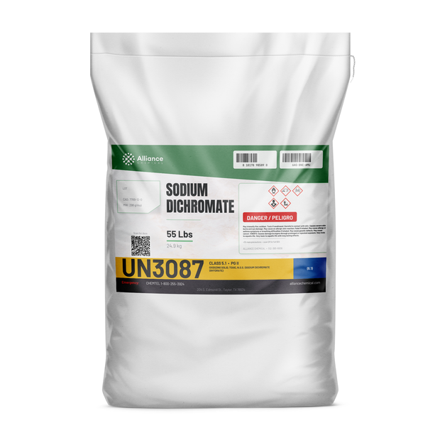 Sodium Dichromate Technical Grade 55-lb bag, Alliance Chemical for metal surface finishing