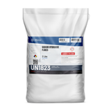 Sodium hydroxide flakes, technical grade in a 2-lb bag for pH regulation and wastewater neutralization, Alliance Chemical