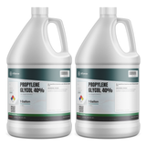 Propylene Glycol 40% USP Grade in two 1-gallon white plastic jugs, Alliance Chemical