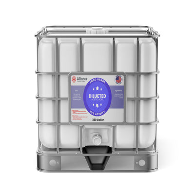10% Diluted Acetic Acid Food Grade - 330 Gallon IBC Tote