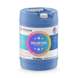 Alliance Chemical 30% diluted acetic acid food grade in blue 15-gallon HDPE drum with safety cap