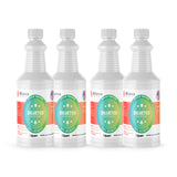 Alliance Chemical 75% diluted acetic acid food grade in clear 1 quart plastic bottle with screw cap