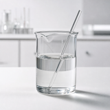 Acetone in a clear lab beaker — ACS-grade solvent from Alliance Chemical