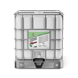 One 275-gallon HDPE tote of Alliance Chemical Ammonium Hydroxide 29% Technical Grade with a metal cage and label.