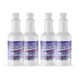 Four 1-quart plastic bottles of Alliance Chemical Arctic Assist with white caps and product labels.