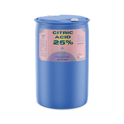 Citric Acid 25% Solution - 55 Gallon Drum