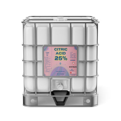 Citric Acid 25% Solution - 330 Gallon IBC Tote