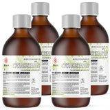 1-liter amber glass bottles of Cyclohexanone ACS grade reagent with NFPA health/fire labels, and Alliance Chemical safety