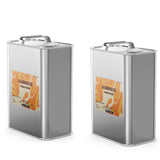 Two 1-quart steel containers of Alliance Chemical D-Limonene Technical Grade with metal handles and product labels.