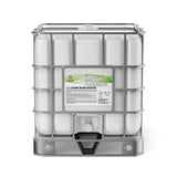 275-gallon IBC tote of Alliance Chemical 190-proof denatured alcohol with NFPA diamond, metal cage frame