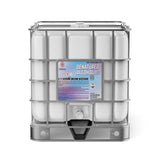 Alliance Chemical 330-gallon tote of Denatured Alcohol 190 Proof 3C with a steel cage and a white plastic spigot.