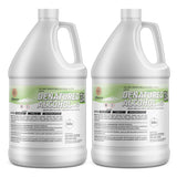 1-gallon HDPE jugs of Alliance Chemical 190-proof denatured alcohol 3A with NFPA diamond, UN1987 marking, and safety warnings