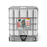 1 330-gallon tote of Alliance Chemical Drain Hammer - Sulfuric Acid Drain Cleaner with steel cage and spigot.