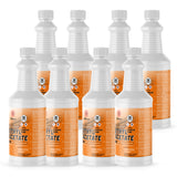 8x1 quart Ethyl Acetate Technical Grade in HDPE bottles flammable/danger warning symbols, Alliance Chemical branding