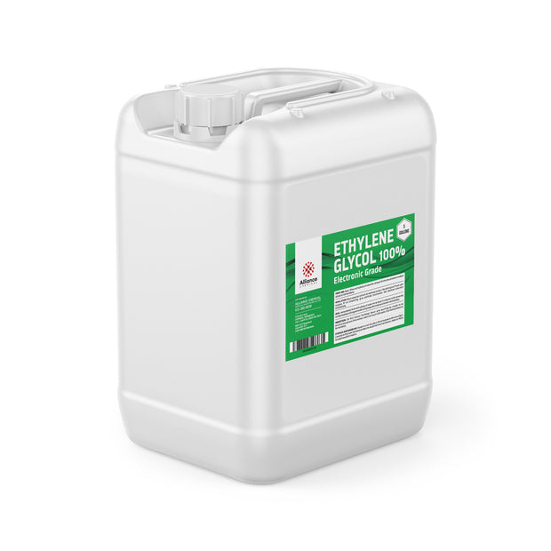 5-gallon HDPE container of 100% Electronic Grade Ethylene Glycol by Alliance Chemical