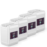 Four 5-gallon HDPE jugs of Alliance Chemical Ethylene Glycol 60/40 with white caps, handles, and product labels