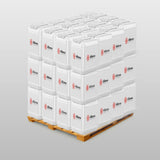 48x5-gallon Isobutyl Alcohol 99% ACS Grade in poly pails, stacked on pallet with Alliance Chemical branding, industrial bulk