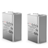 Two 1-quart steel cans of Alliance Chemical Full Synthetic SAE 85W-140 Heavy Duty Gear Lubricant with labels.