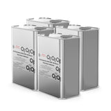 Alliance Chemical full synthetic SAE 85W-140 heavy duty gear lubricant in four silver 1-gallon cans