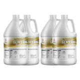 Alliance Chemical 4x1-gallon Food Grade Glycerine containers, 99.5% pure, with warning labels and HDPE jugs, DOT