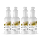 4-quart set of food-grade glycerine in HDPE bottles, palm-derived organic formula by Alliance Chemical