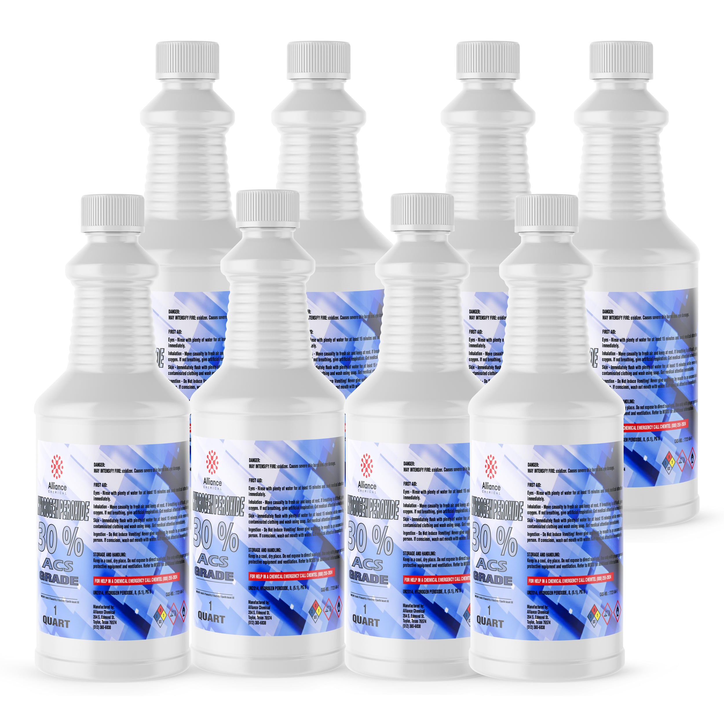 Hydrogen Peroxide 30% 8 Quarts ACS Grade