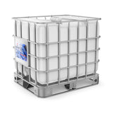 One 275-gallon tote of Alliance Chemical Hydrogen Peroxide 30% ACS Grade with a metal cage, valve, and product label.
