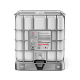Alliance Chemical 330-gallon plastic tote of Hydrogen Peroxide 3% Technical Grade with steel cage and white cap.
