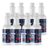 1-quart bottles of 6% ACS-grade Hydrogen Peroxide in clear HDPE containers with blue labels, Non-DOT regulated, Alliance