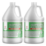 1-gallon HDPE containers of Alliance Chemical Isopropyl Acetate 99.98% ACS Grade, with NFPA diamond, safety warnings