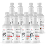 Alliance Chemical 1-quart bottles of USP-grade 91% Isopropyl Alcohol in HDPE containers, flammable symbols, and Alliance