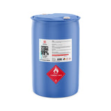 Alliance Chemical 55-gallon plastic drum of Isopropyl Alcohol 99% - Technical Grade with blue cap and safety label