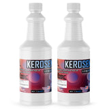 Two 1-quart plastic bottles of Alliance Chemical Kerosene - K1 Clean Burning Fuel with white caps and product labels.