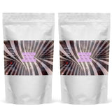 Two 5 lb Alliance Chemical Magnesium Chloride Hexahydrate FCC, USP GRADE pouches with labels.