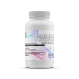 One 5-lbs plastic bottle of Alliance Chemical Magnesium Hydroxide ACS GRADE with a white screw cap and product label.