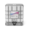 275-gallon reagent-grade methanol in white IBC tote container with metal cage frame, ACS certified, hazard labels 1/3, Alliance Chemical branding.