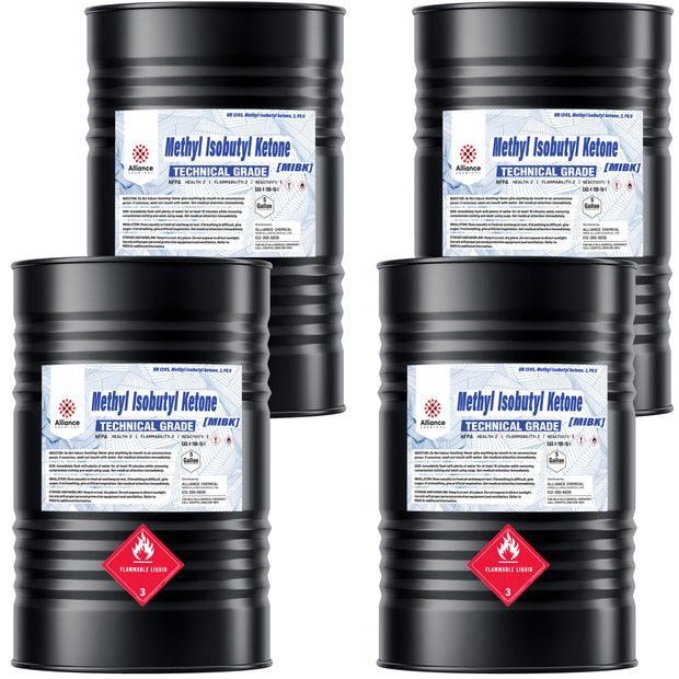 55-gallon drums of Technical Grade Methyl Isobutyl Ketone (MIBK), Alliance Chemical