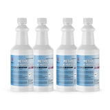 4x1 quart bottles of Methyl N-Propyl Ketone (MPK) ACS grade, HDPE containers with blue labels, hazard diamond symbol