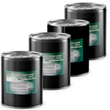 4x5-gallon drums of Monoethanolamine (MEA) ACS Grade, black industrial containers NFPA diamond, Alliance Chemical branding