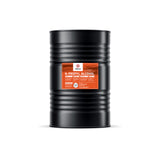 Alliance Chemical 55-gallon black steel drum of N-propyl alcohol solvent in ribbed container