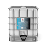 Alliance Chemical 330-gallon plastic tote of n-Propyl Alcohol ACS Grade with a steel cage and a white spigot.