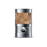 55-gallon steel drum of Alliance Chemical ACS-grade 65% Nitric Acid corrosive Class 8 hazard diamond, and brown product label