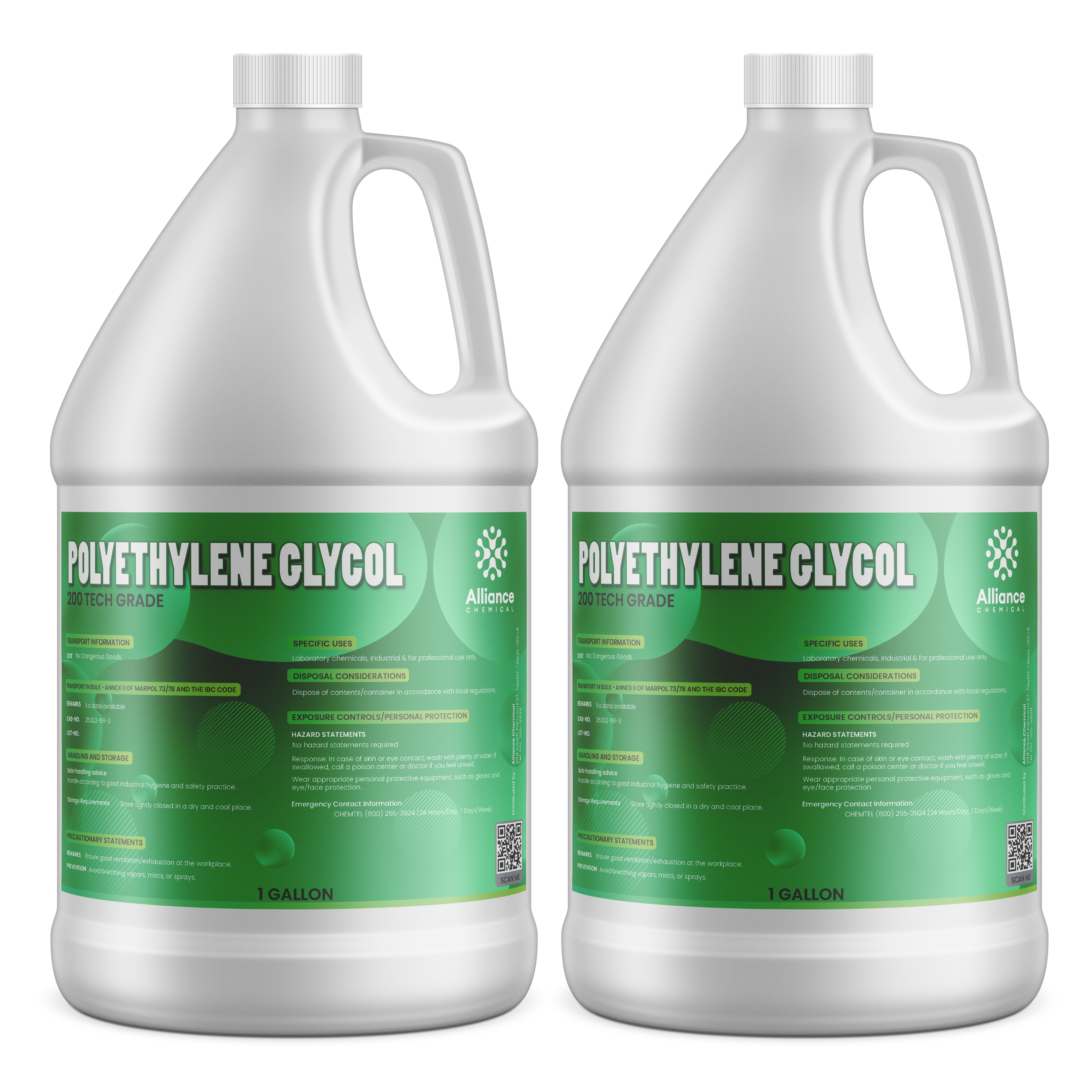 Polyethylene Glycol 200 Technical Grade - 2 Gallons