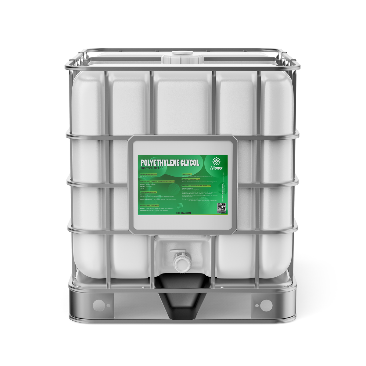 Polyethylene Glycol 200 Technical Grade - 330 Gallon IBC Tote