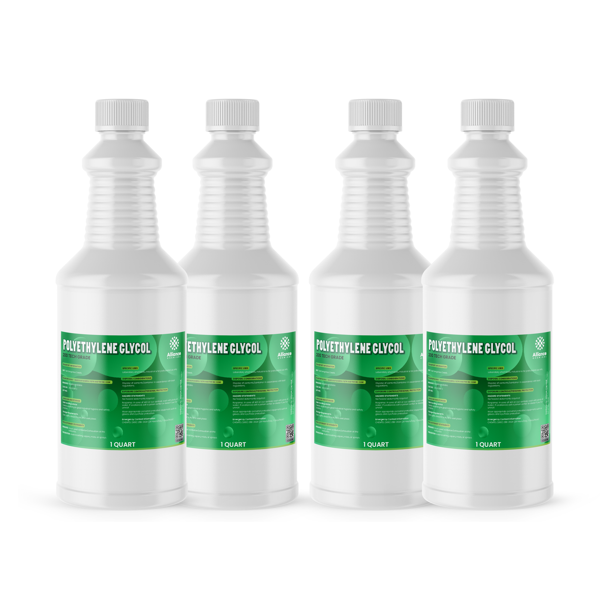 Polyethylene Glycol 200 Technical Grade - 4 Quarts