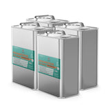 Four Alliance Chemical Perchloroethylene ACS Grade steel jugs with metal handles and labels.
