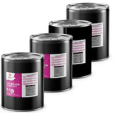 4x5-gallon black steel drums of Petroleum Ether ACS reagent-grade solvent with flammable/toxic, Alliance Chemical branded