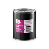 5-gallon steel drum of Alliance Chemical ACS-grade Petroleum Ether, black container flammable and danger symbols, sealed