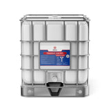 275-gallon IBC tote of Phosphoric Acid 85% Technical Grade with NFPA diamond, metal cage framework, and Alliance Chemical