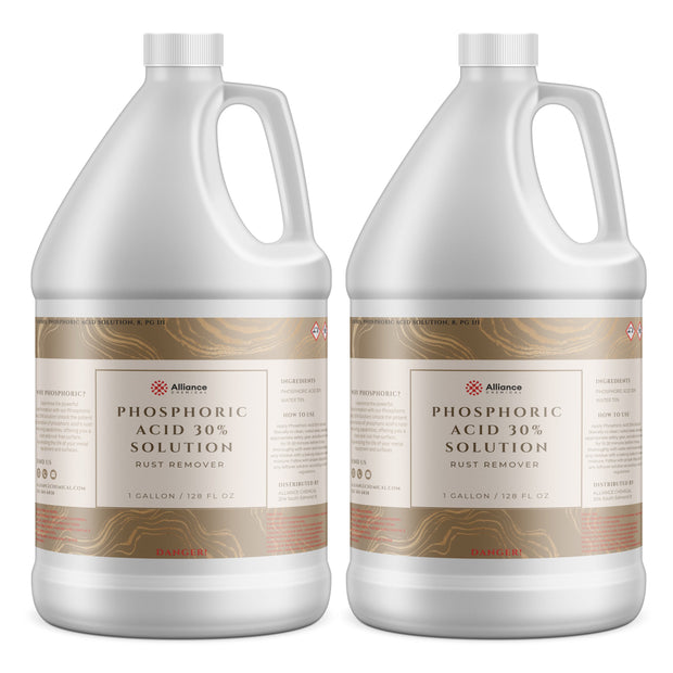 1-gallon HDPE jugs of Alliance Chemical 30% Phosphoric Acid Solution rust remover